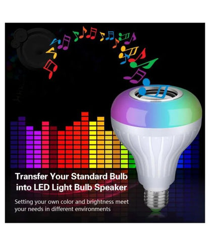 Multifunctional LED music light bulb Bluetooth speaker RGB changing lamp wireless stereo Audio