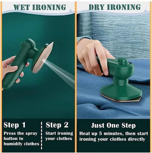 60% 0ff Today Steam iron Portable Mini Electric Handheld