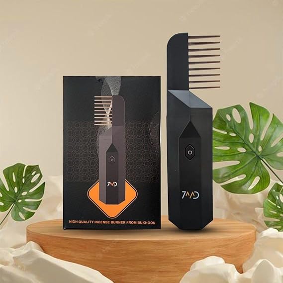 2 in 1 Hair Comb Incense Burner Bakhur Comb – مشط بخور